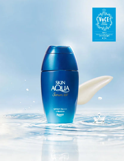 Rohto Skin Aqua Hyaluronic Serum UV Sunscreen Gel SPF50+ 70g